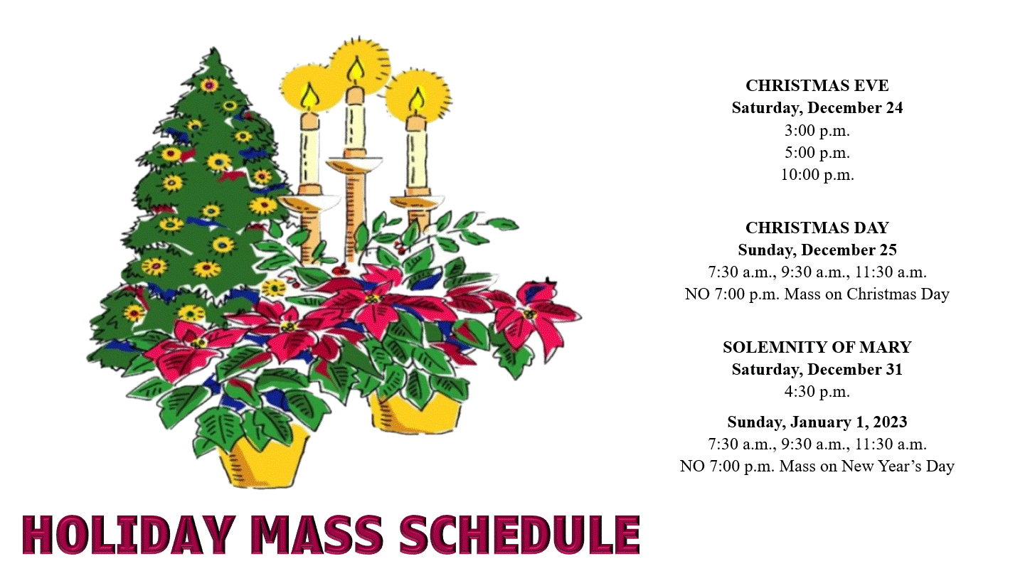 St. Dominic Delhi Parish > Resources > CHRISTMAS AND SOLEMNITY OF MARY